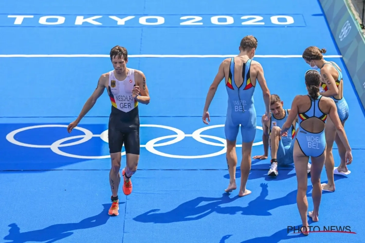 Belgian Hammers knap in de top vijf in het mixed relay triatlon maar niet beloond met medaille